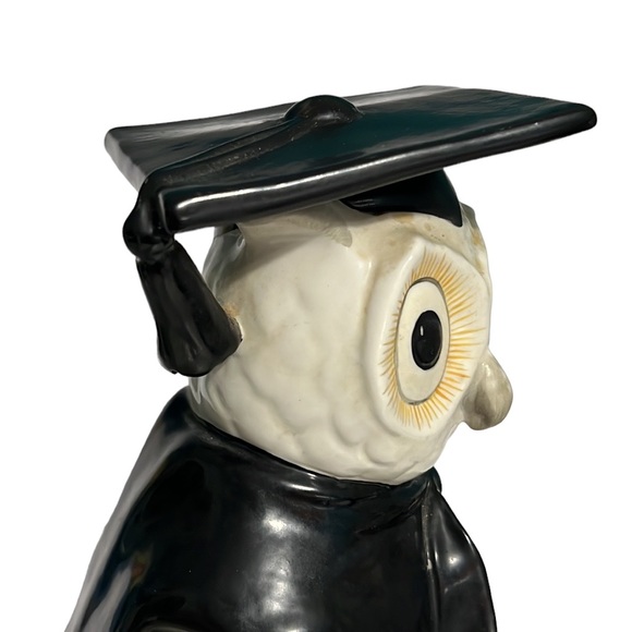 Vintage Mottahedeh Graduation Ceramic Owl from Italy Hand Painted - Picture 4 of 10